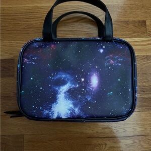 Hot Topic Galaxy Print Cosmetic Bag